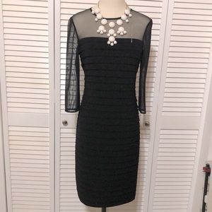 Adrianna Papell shutter bodycon bombshell Dress 6